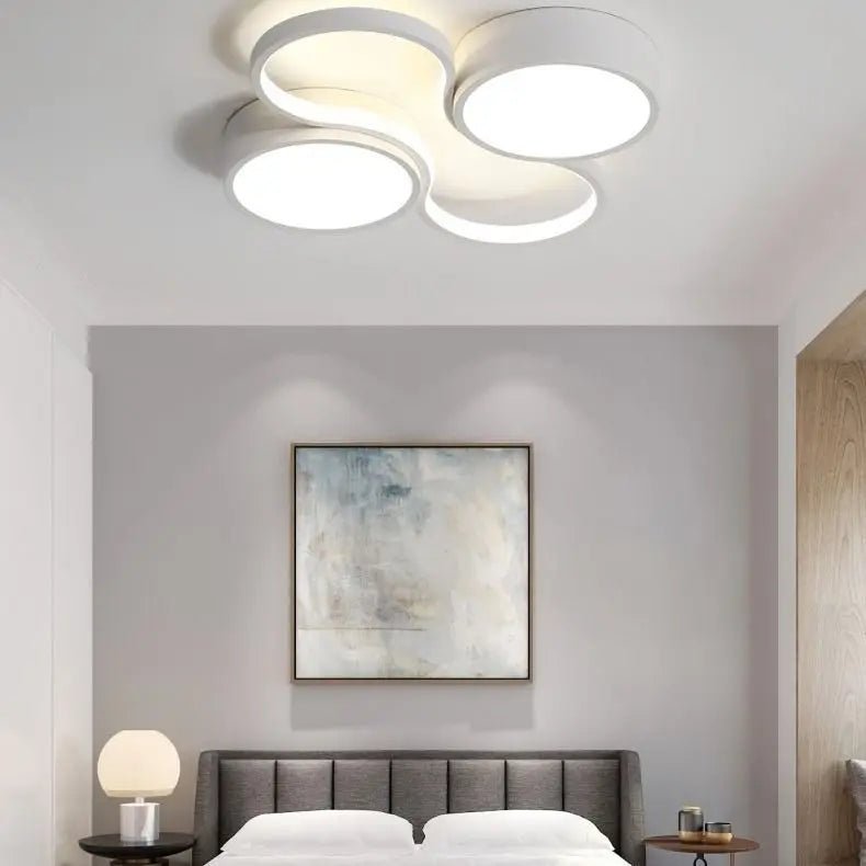 plafonnier led circulaire protection yeux design moderne créatif - vue 7 sur 10