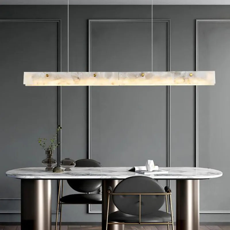 Lustre minimaliste pour salle à manger