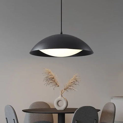Moderne Pendelleuchte aus minimalistischem Eisen für den Innenbereich - vue 2 sur 10