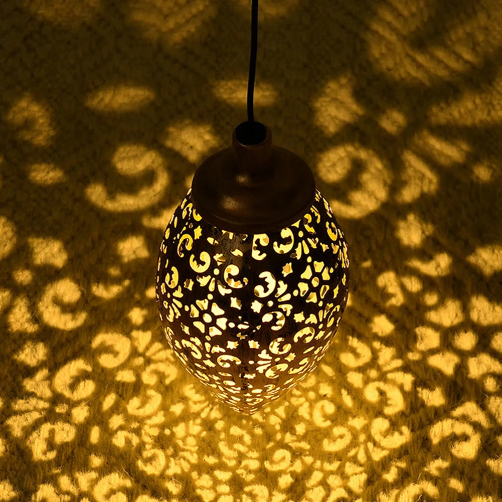 lanternes solaires étanches décoratives pour jardin et patio - vue 4 sur 7