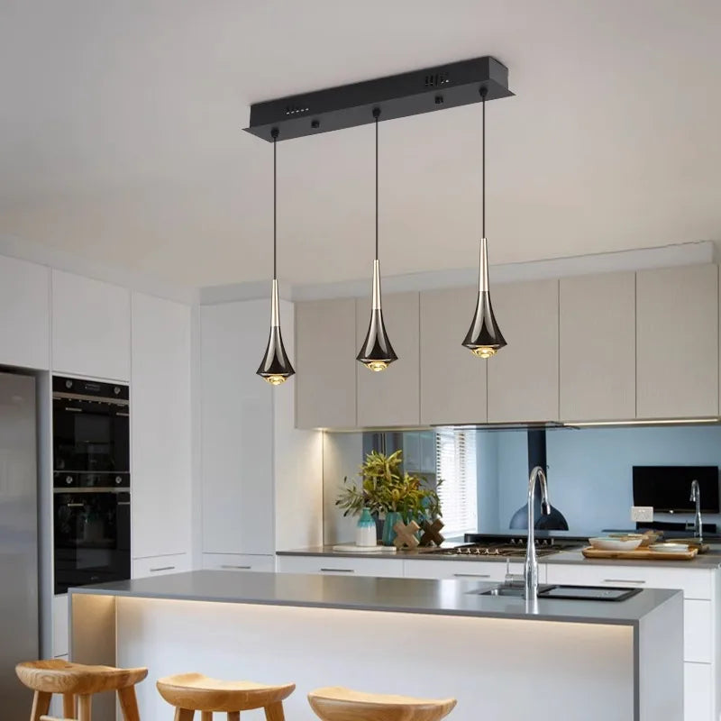 Lustres de décoration nordique pour salle à manger lustre lampes suspendues lampes suspendues pour plafonnier éclairage intérieur - vue 5 sur 15