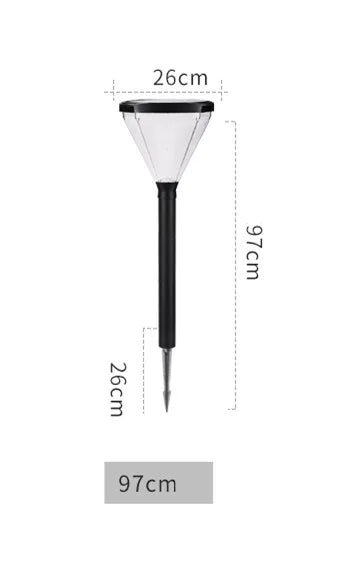 lampe solaire led pour éclairage extérieur jardin et route - vue 12 sur 16