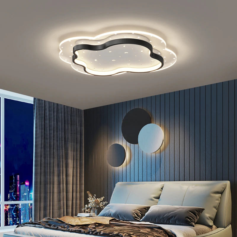 plafonnier led encastré étoiles romantique moderne pour enfants - vue 3 sur 12