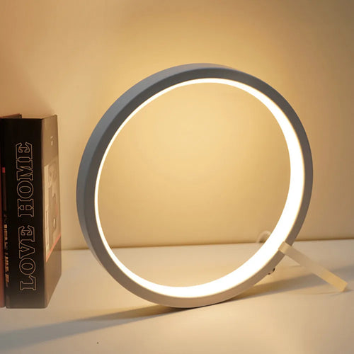 lampe usb ronde led gradation continue - vue 3 sur 6