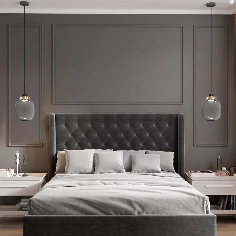 Lustre en verre de Style moderne