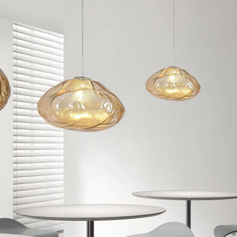 suspension moderne lampe duplex escaliers pour restaurant - vue 4 sur 9