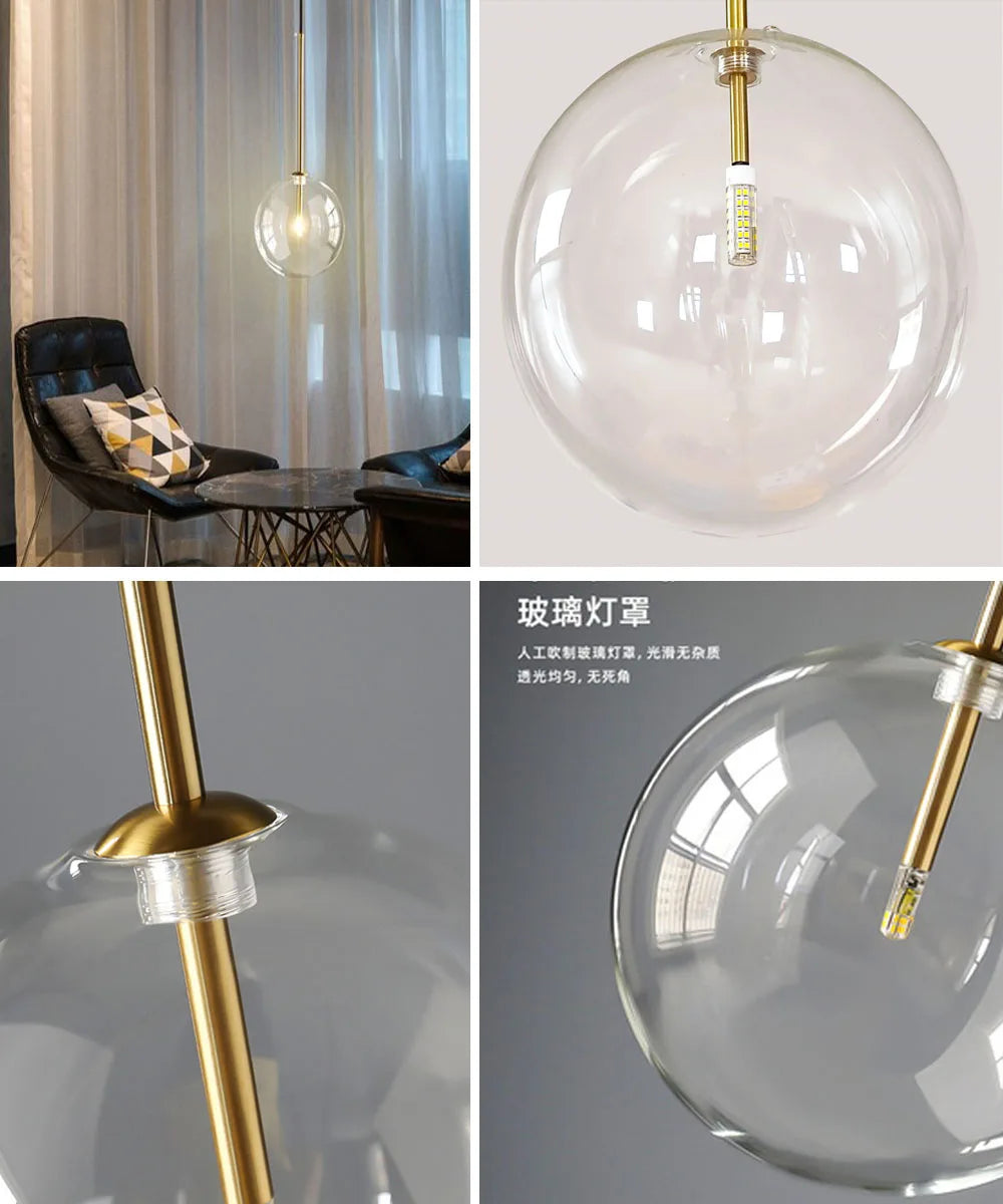 Suspension LED au design nordique moderne - vue 6 sur 10