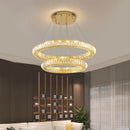 Moderner Kristall-Kronleuchter für elegantes Interieur