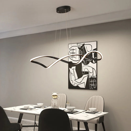 lustre moderne intelligent avec alexa pour intérieur design - vue 6 sur 9