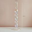 bougeoir en verre décoration nordique pour mariage et fleurs