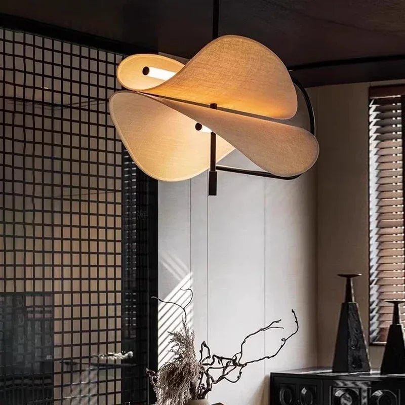 Nordic fabric pendant light, living room, dining room, bedroom, B&B decoration, home pendant light