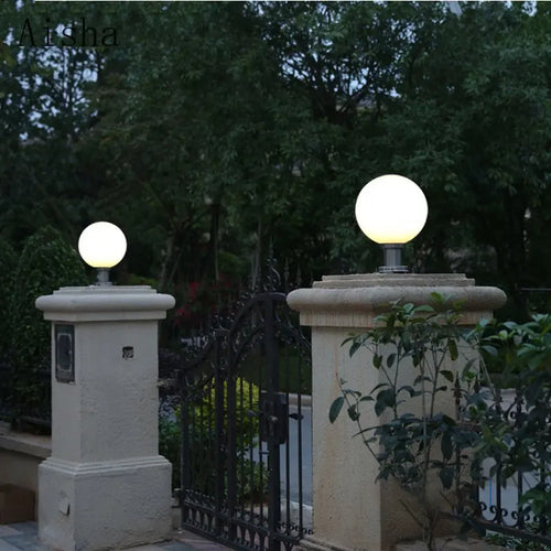 Außenleuchte aus Edelstahl für Garten und Zaun - vue 4 sur 7