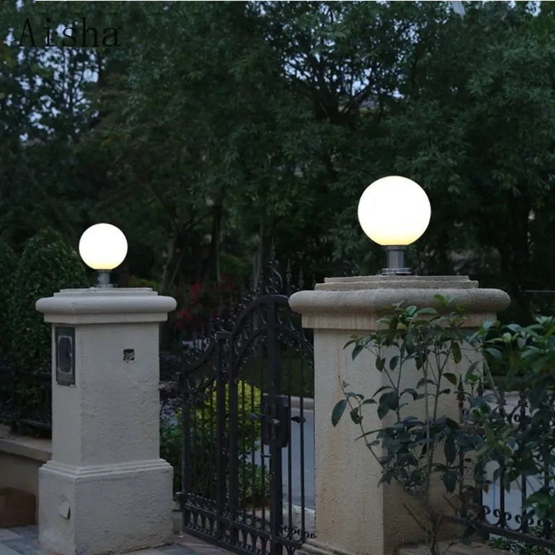 Außenleuchte aus Edelstahl für Garten und Zaun - vue 3 sur 7