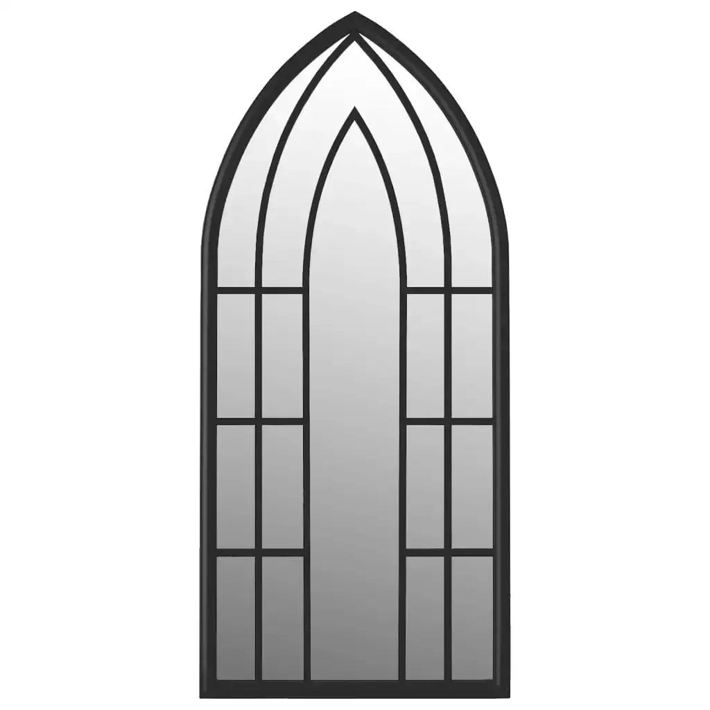 Black mirror 100x45 cm iron for indoor use, home decoration wall decal living room decoration