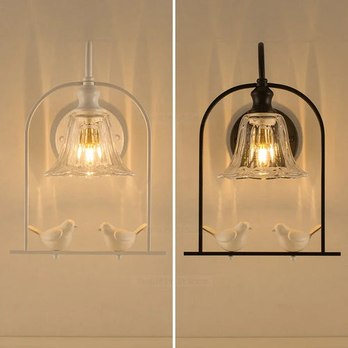 Moderne LED-Wandleuchte in Vogel-Design für Dekoration - vue 3 sur 12