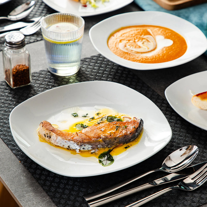 service de table porcelaine 18 pièces 6 personnes