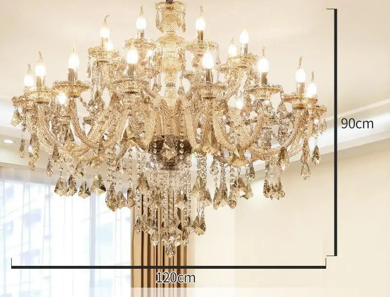 lustre en cristal moderne pour décoration intérieure élégante - vue 8 sur 15