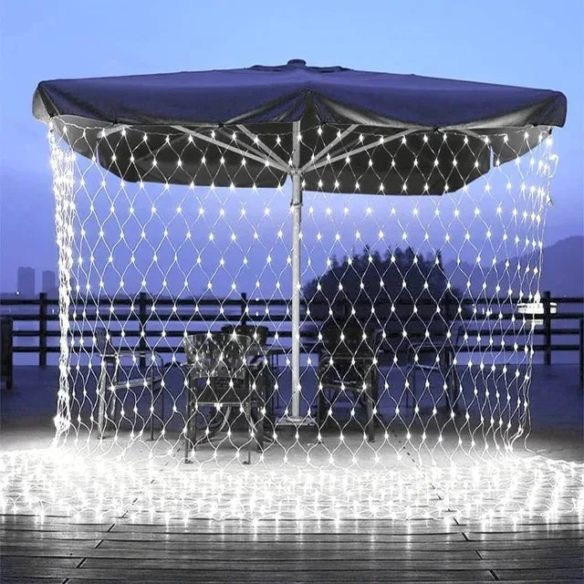 LED-Lichterkette für festliche Weihnachtsdekoration und Garten