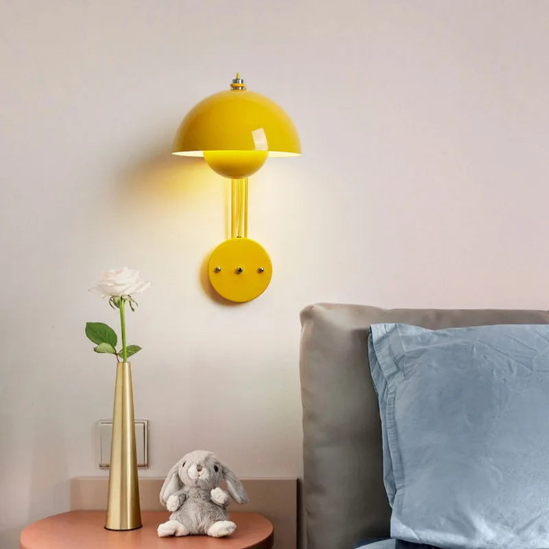 Applique murale colorée arrondie à LED - vue 5 sur 14