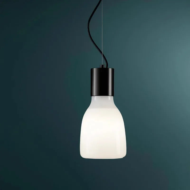 lustre en verre à led design moderne pour décoration intérieure - vue 6 sur 8