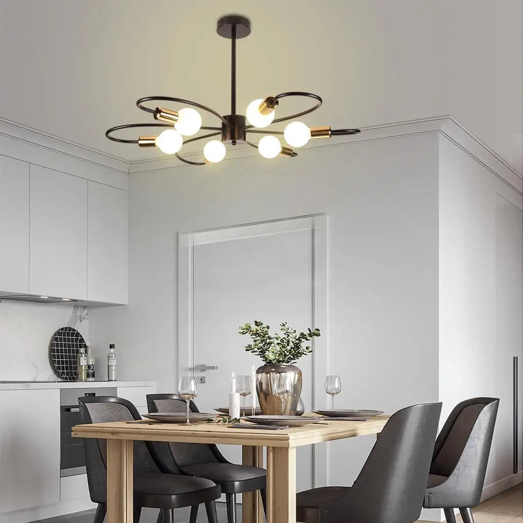 lustres modernes à led pour décoration intérieure élégante - vue 3 sur 10