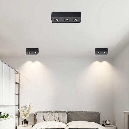 Smart Mijia Ultraflacher Vierfach-Spot COB LED-Deckenleuchte Quadratisch - vue 2 sur 16