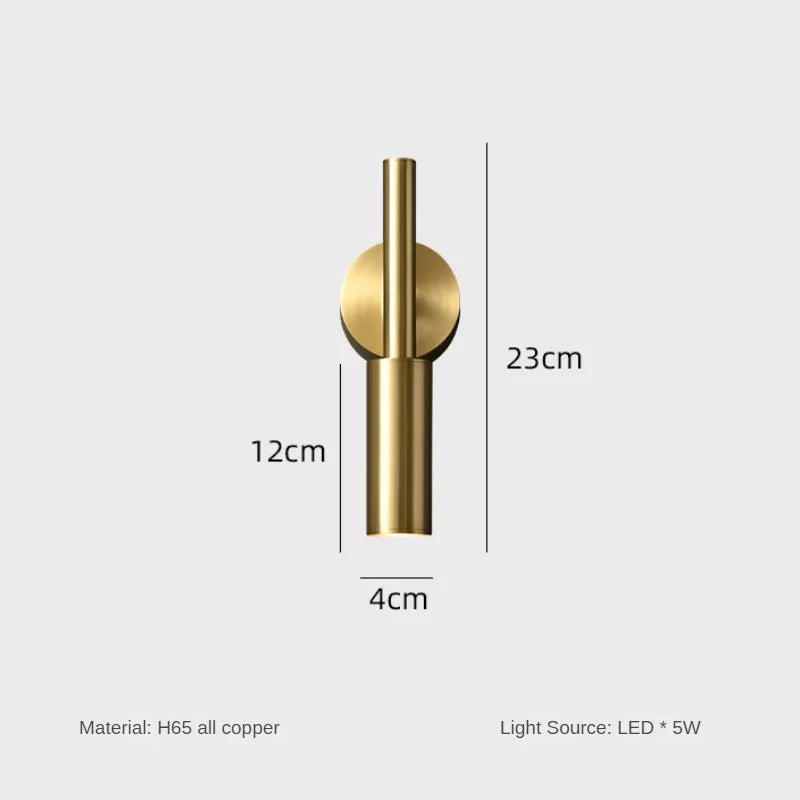 Industrielle Nachttischlampe aus Kupfer – kreatives Design für Lesevergnügen