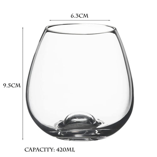 Verres whisky épais design torsadé résistants cocktails