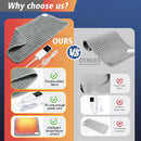 Electric Heating Blanket, Heated Mat Multifunctional Heating Pad for Bed Sofa Warm Winter Thermal Blankets Warmer Home OfficeUse