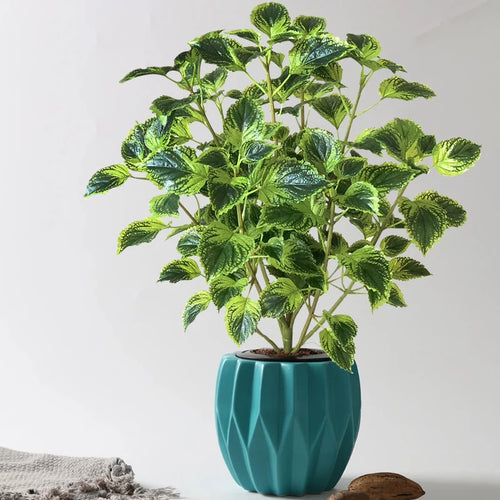 plantes artificielles d'eucalyptus et menthe tropicale pour décoration intérieur