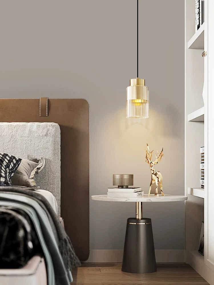 Moderne Pendelleuchte aus Kupfer für elegante Inneneinrichtung - vue 3 sur 8