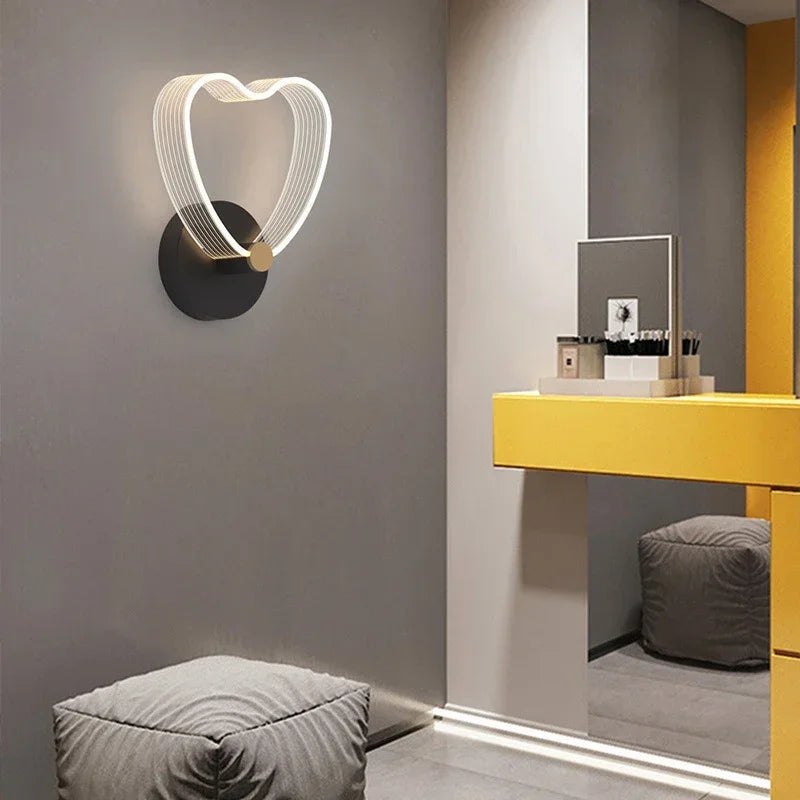 applique murale led moderne style nordique simple décoratif - vue 5 sur 14
