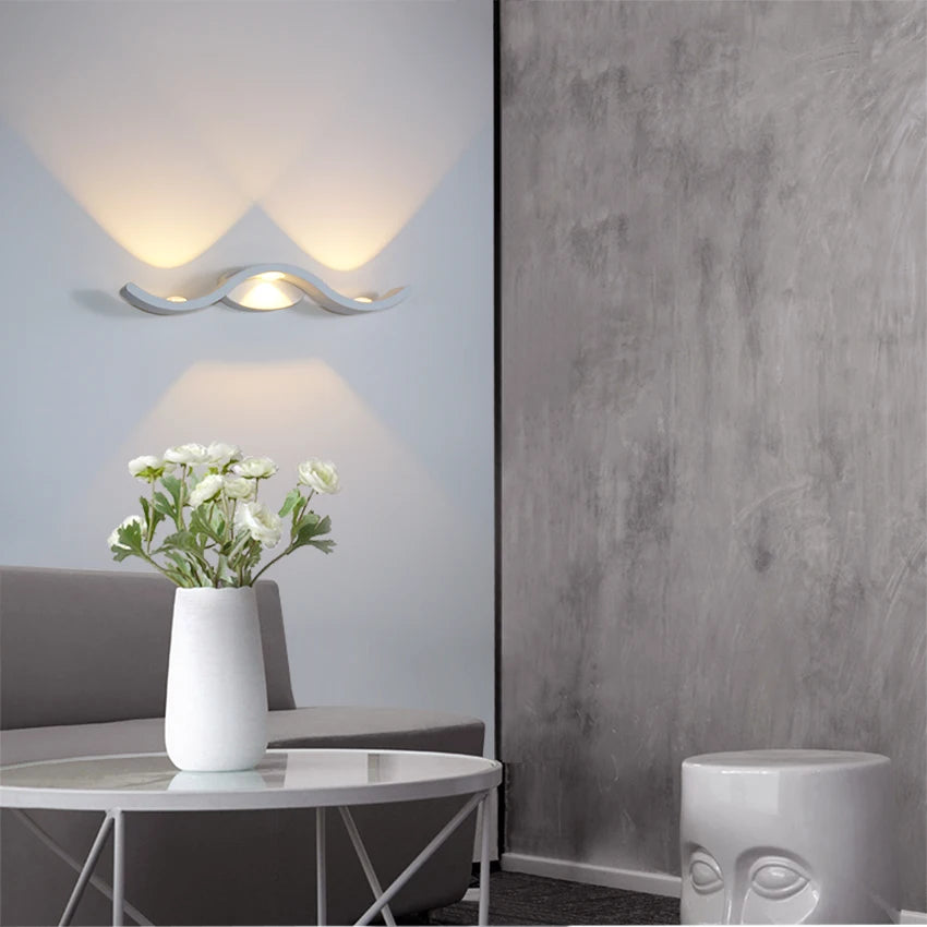 applique murale haut-bas led en aluminium - vue 6 sur 6
