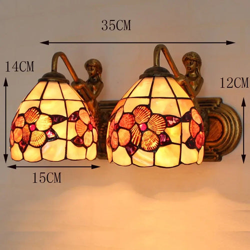 Dekorative Boho-Retro-Wandleuchten handgefertigt - vue 5 sur 13