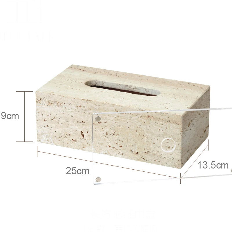 ensemble d'accessoires en marbre naturel pour salle de bain - vue 26 sur 30
