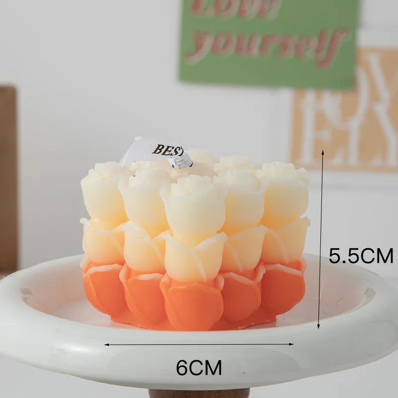bougie parfumée big cube pour décoration moderne et aromathérapie - vue 18 sur 39
