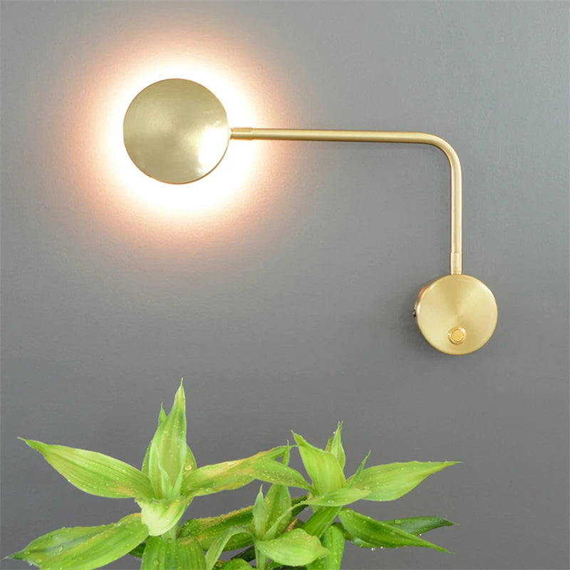 applique murale led moderne avec interrupteur rotative pour décoration maison - vue 11 sur 18