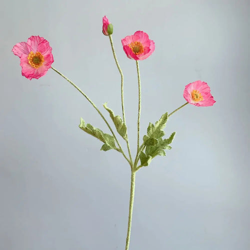 bouquet de fleurs artificielles pavot pour décoration maison jardin fête