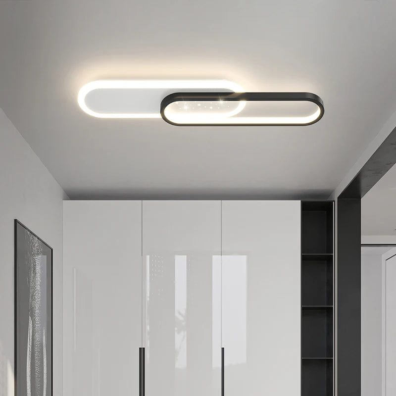 plafonnier led minimaliste moderne pour extérieur - vue 7 sur 14