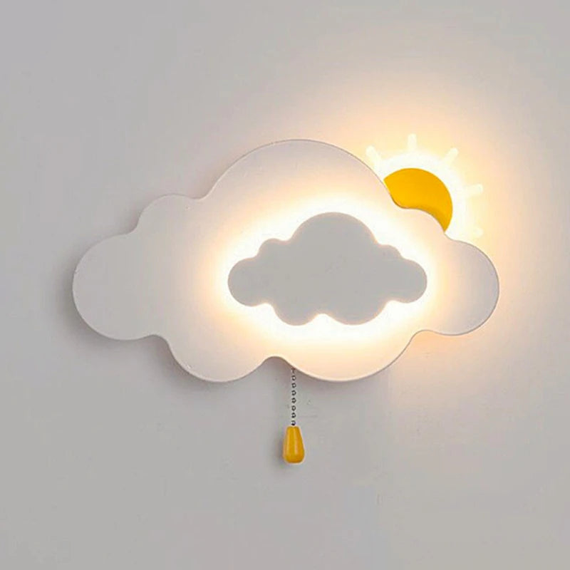 applique murale nuage design artistique pour décoration intérieure - vue 2 sur 9