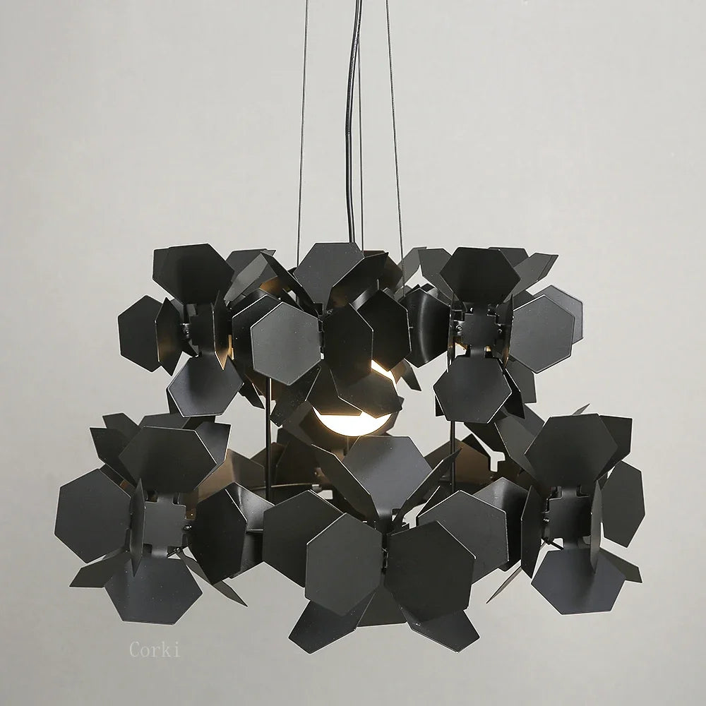 suspension moderne en fer design scandinave pour intérieur élégant - vue 3 sur 7