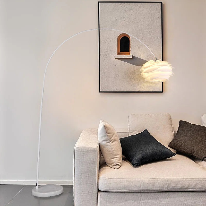 lampadaire en acrylique design pour décoration intérieure élégante - vue 3 sur 17