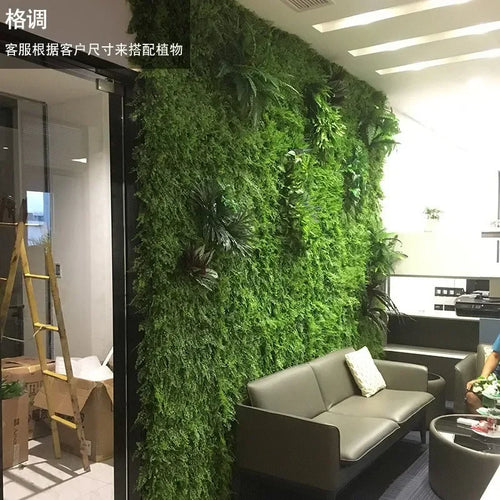 décoration végétale murale verte pour intérieur élégant - vue 21 sur 25