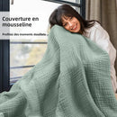 plaid mousseline coton leger boheme canape lit