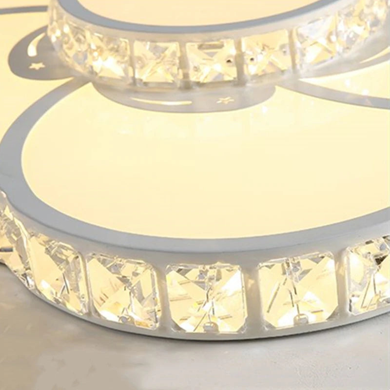 Moderne LED-Deckenleuchte für stimmungsvolle Innenbeleuchtung und romantische Dekoration - vue 4 sur 10