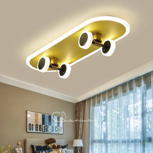 Deckenleuchte Scooter Boy Dekorative Lampe für Kinderzimmer - vue 6 sur 8