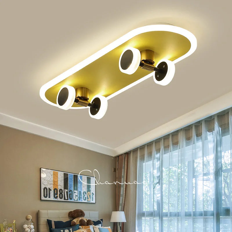 Deckenleuchte Scooter Boy Dekorative Lampe für Kinderzimmer - vue 5 sur 8