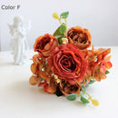 bouquet de fleurs artificielles pour décorations de mariage et automne