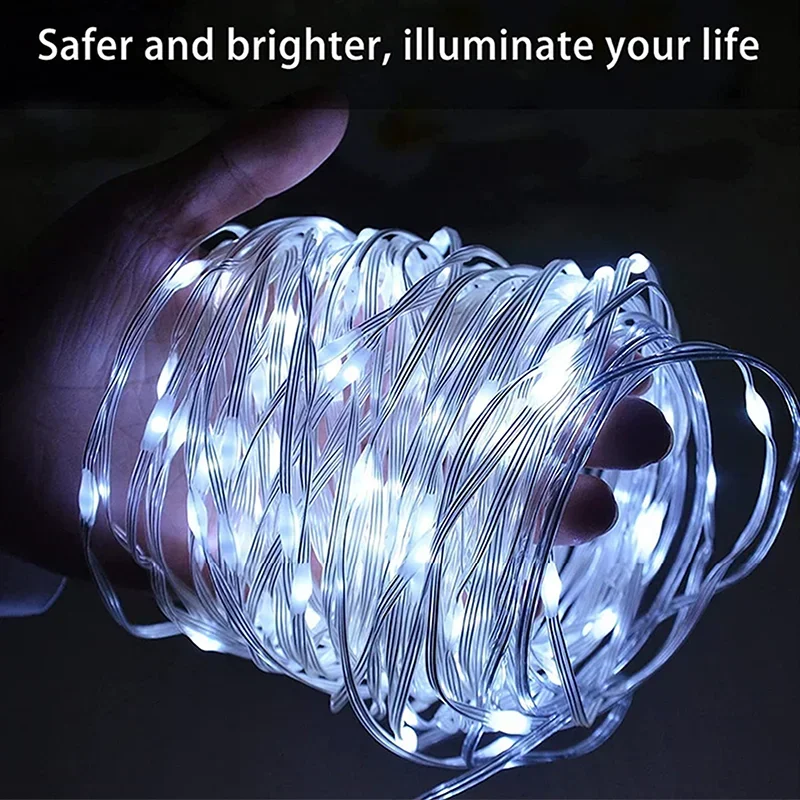 guirlande lumineuse led intelligente bluetooth pour fêtes et décorations - vue 6 sur 12