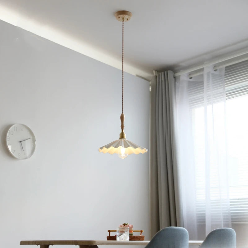 suspension LED en céramique conique design - vue 5 sur 29